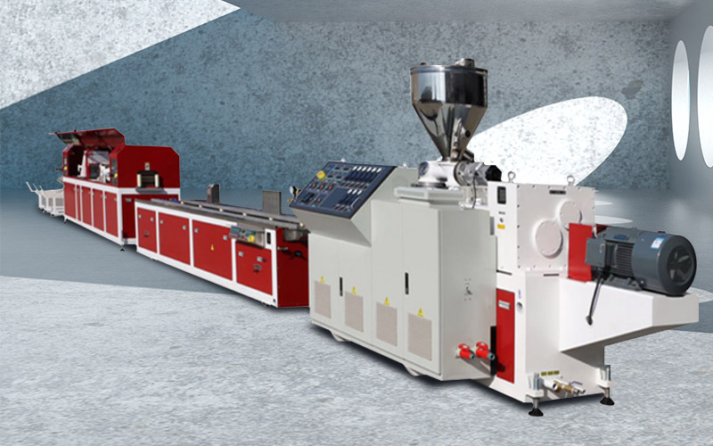 WPC PVC Plafonpaneel Extruder masjien lyn Kenmerke